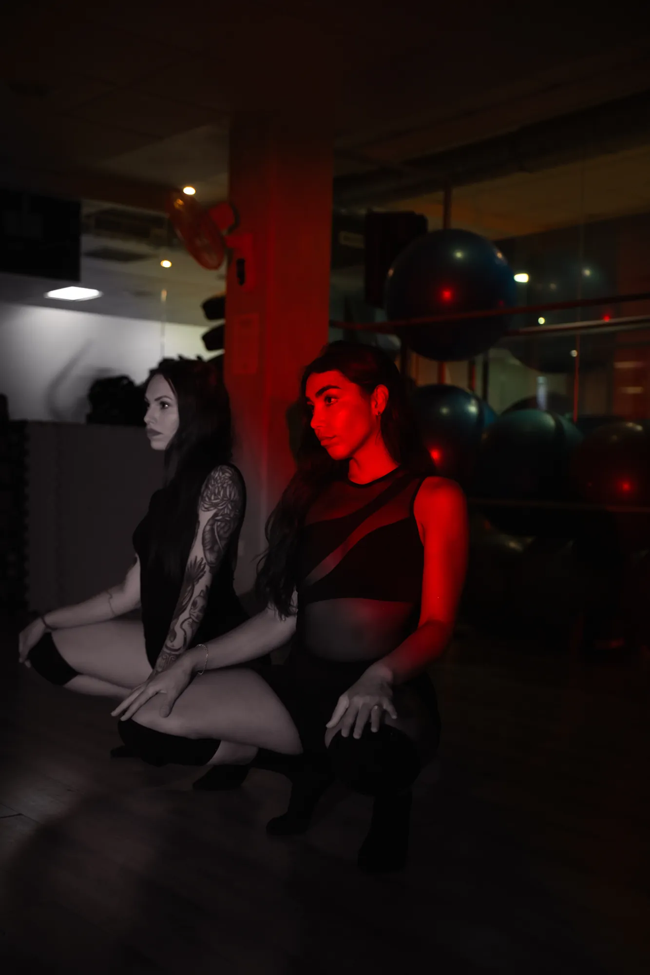 Retrato en rojo