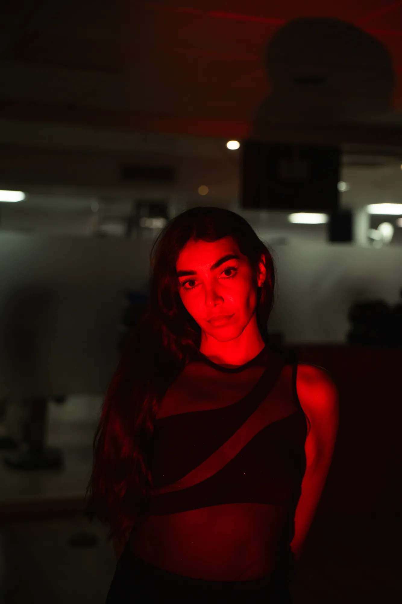 Retrato en rojo